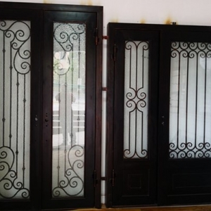 wrought iron door style 17