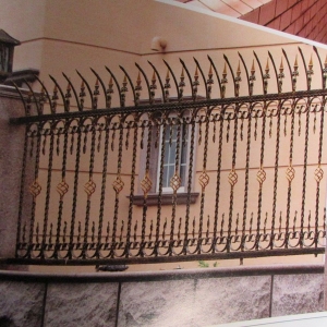 wrought iron fence style 44