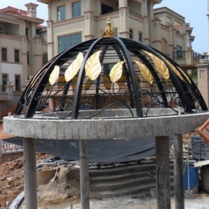 Wrought iron gazebo style1