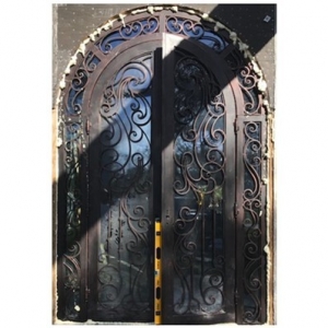 wrought iron door style 13