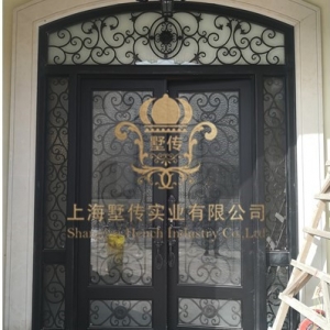 villa iron doors 