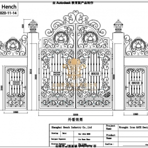 How to building luxury and fancy wrought iron driveways gates with remote controller,where you can find the good factory in the googel webiste