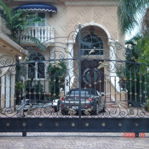 Hench luxury wrought iron gate project finished photos2