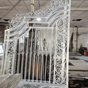 export To Australia luxury villa wrought iron gates and fence design 