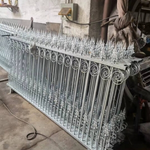 export to Australia fancy wrought iron fence galvanized photos