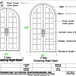 Hench Wrought Iron Gates Iron Doors Railing Fence  CAD Design Project5