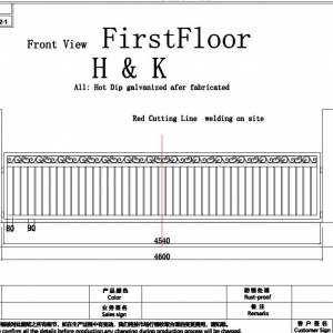 Hench Wrought Iron Gates Iron Doors Railing Fence  CAD Design Project23