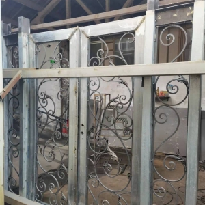 Export USA  Wrought Iron Railing Door Testing 