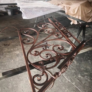 Australia wrought iron railing finishing photos