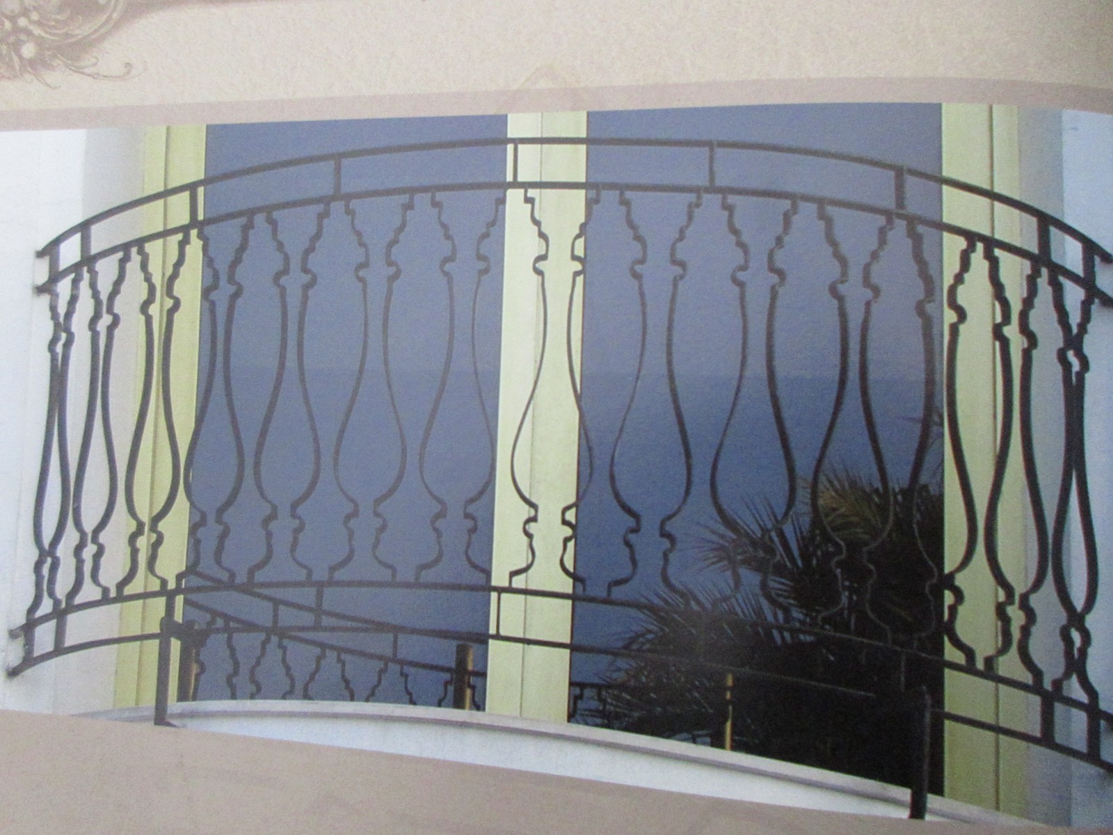 Wrought iron railings balustrades balcony manufacturers China garden metal steel railing sppliers Hc-r17