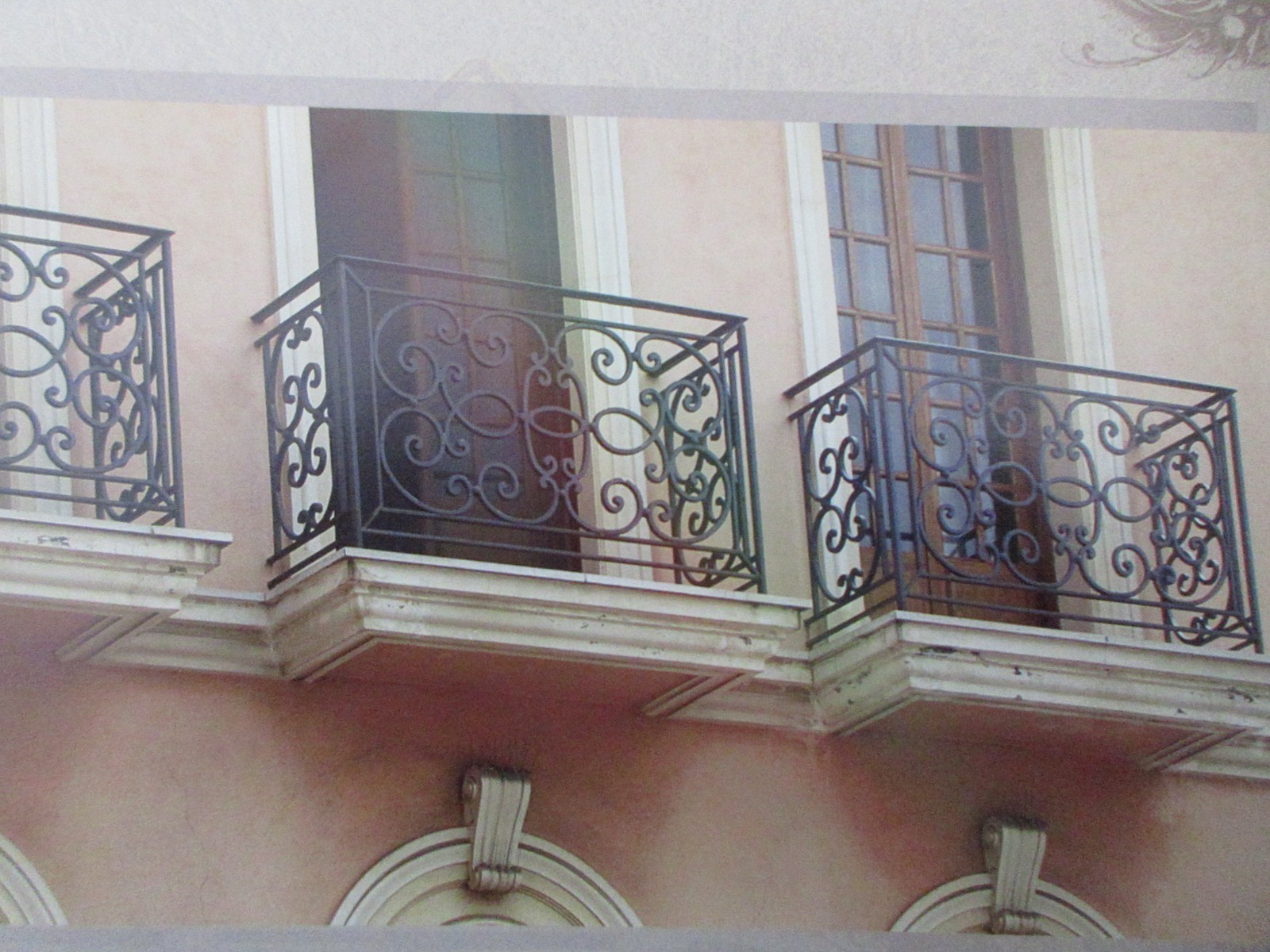 Wrought iron railings balustrades balcony manufacturers China garden metal steel railing sppliers Hc-r18