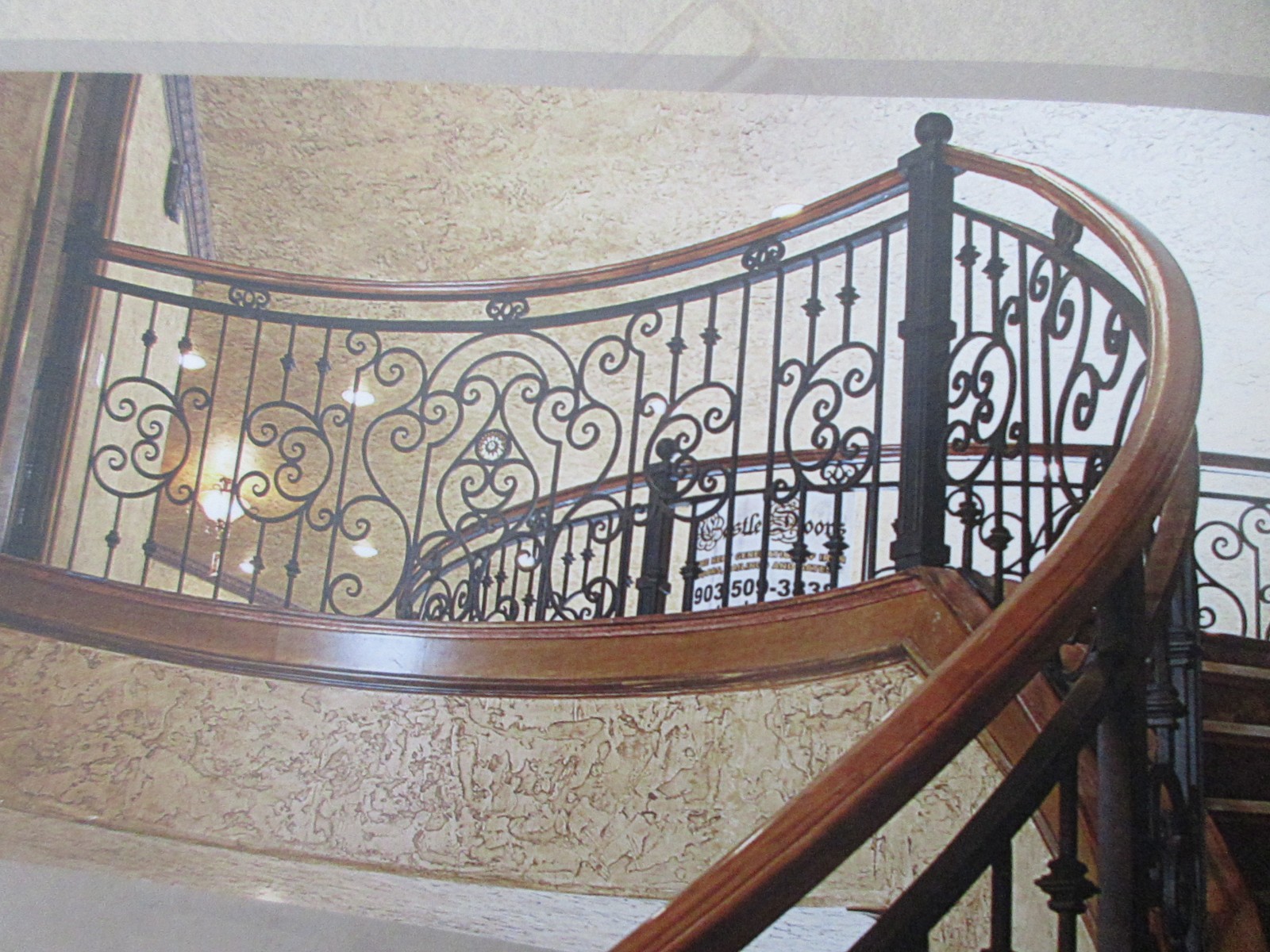 Wrought iron railings balustrades balcony manufacturers China garden metal steel railing sppliers Hc-r19