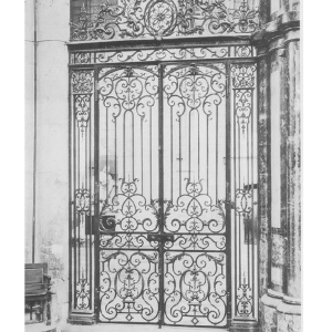European Classic Hand Foged Wrought Iron Gate Manufacturers China Garden Metal Steel Driveway Swing Sliding Gates Fence Suppliers HC-Eg20