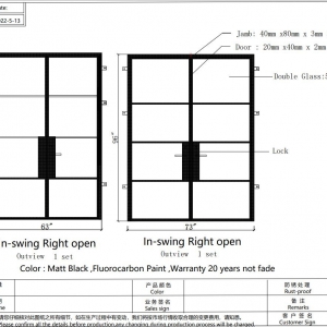 Export To USA Wrought Iron Gates China Steel French Glass Doors Design