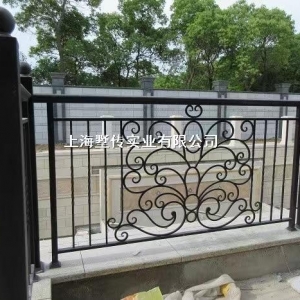 wrought iron railing balustrade installed in China