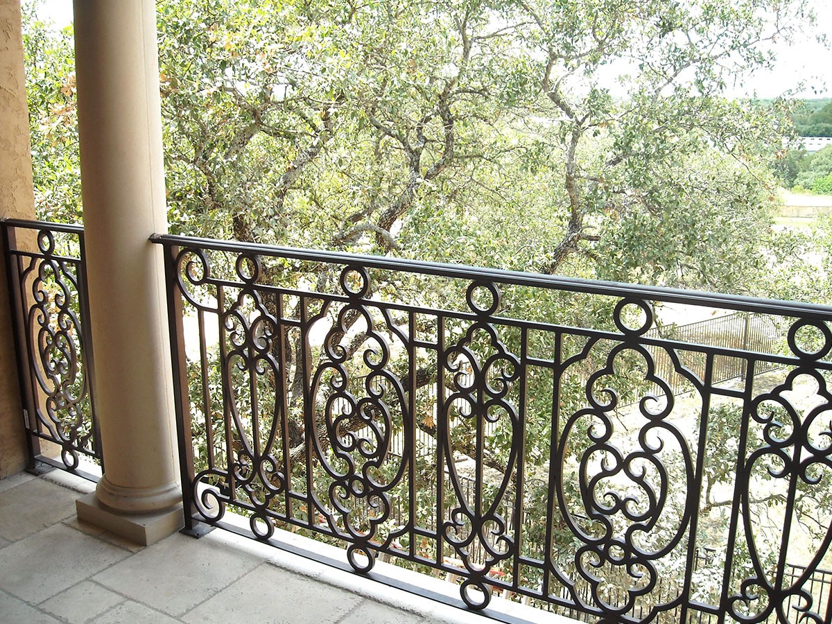 Aluminum Wrought Iron Railings Balustrades Balcony Manufacturers China Home Garden Metal Steel Railing China Factory Suppliers Hc-r37