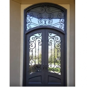 wrought iron door style 18