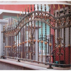 wrought iron fence style 17