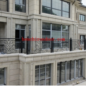 Aluminum Wrought Iron Railings Balustrades Balcony Manufacturers China Home Garden Metal Steel Railing China Factory Suppliers Hc-r30